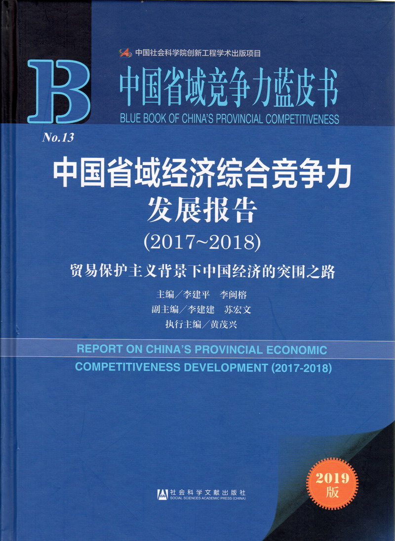 干我小穴电影中国省域经济综合竞争力发展报告（2017-2018）